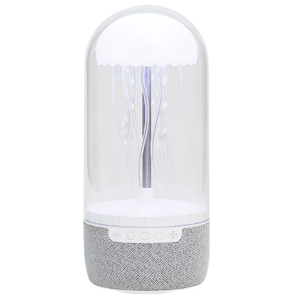 Creative Colorful Jellyfish Lamp Bluetooth-Compatible Speaker 1800mAh LED Jellyfish Mood Lamp Color Changing LED Jellyfish Light