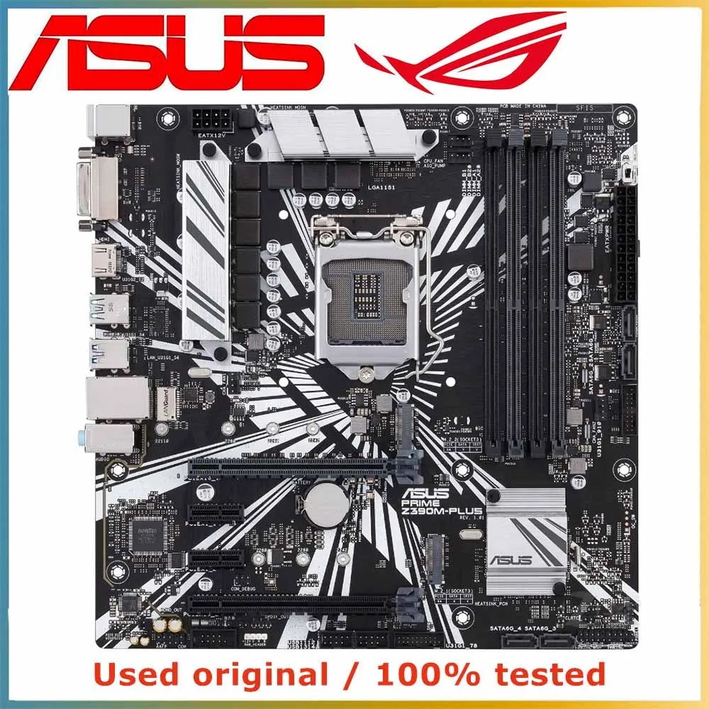 For Asus PRIME Z390M-PLUS Z390 Z390M Motherboard LGA 1151 DDR4