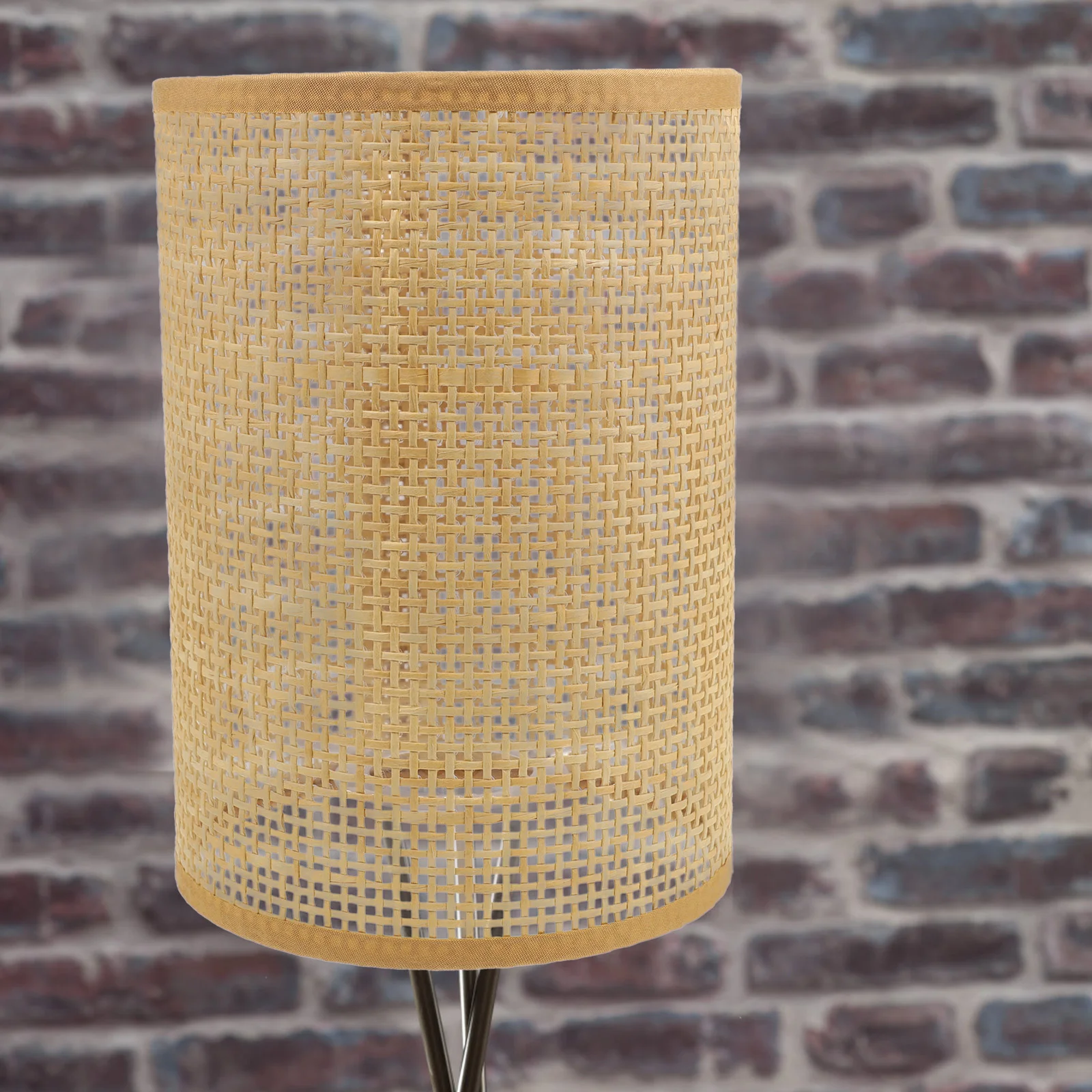 2pcs Woven Lamp Shade Country Hotel Lamp Cover Rattan Lampshade E27/E14 Lampshade for Table Lamp