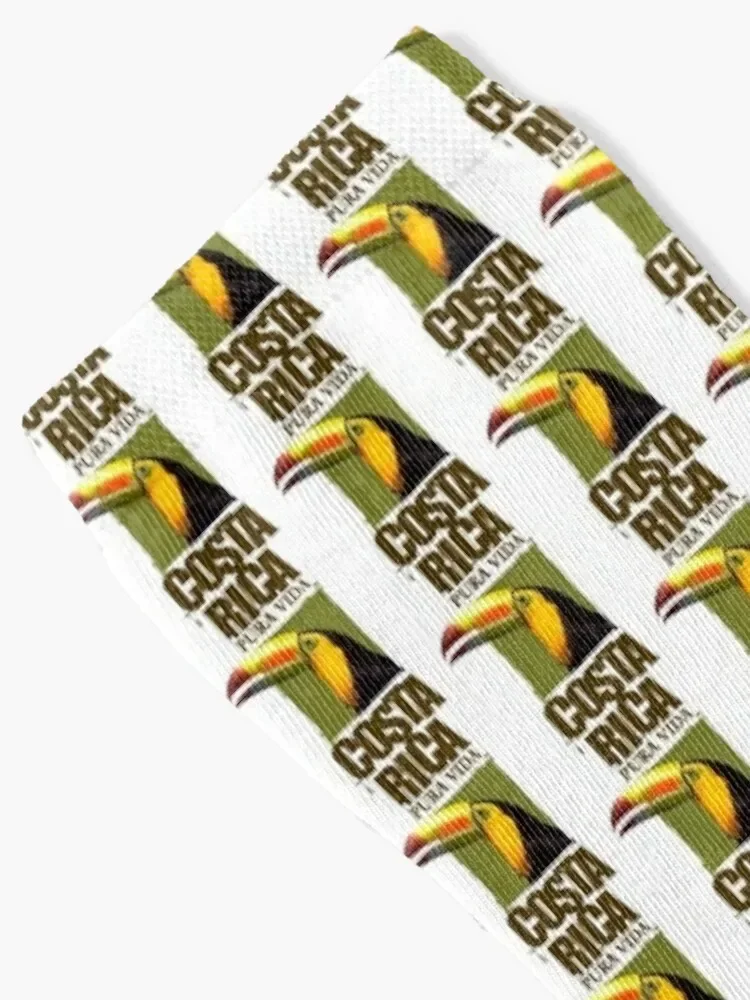 Pura Vida Costa Rica Cute Toucan Sun Nature Costa Summer Vacatio Beach Rica Socks compression short Male Socks Women's