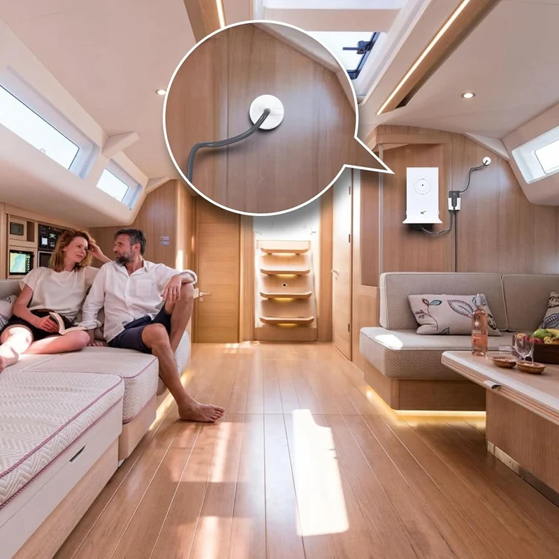 Набор настенных втулок для кабеля Starlink Dishy Ethernet, комплект для прокладки кабеля, комплект втулок для подачи отверстия в стене, комплект втулок для кабеля, 2 шт.