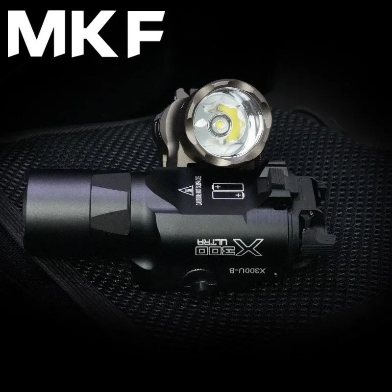 Sotac Tactical X300U-B X300UB X300U LED White Flashlight Gloc G17 G18 G19 Constant/Momentary Hanging Scout Light Fit 20MM Rail