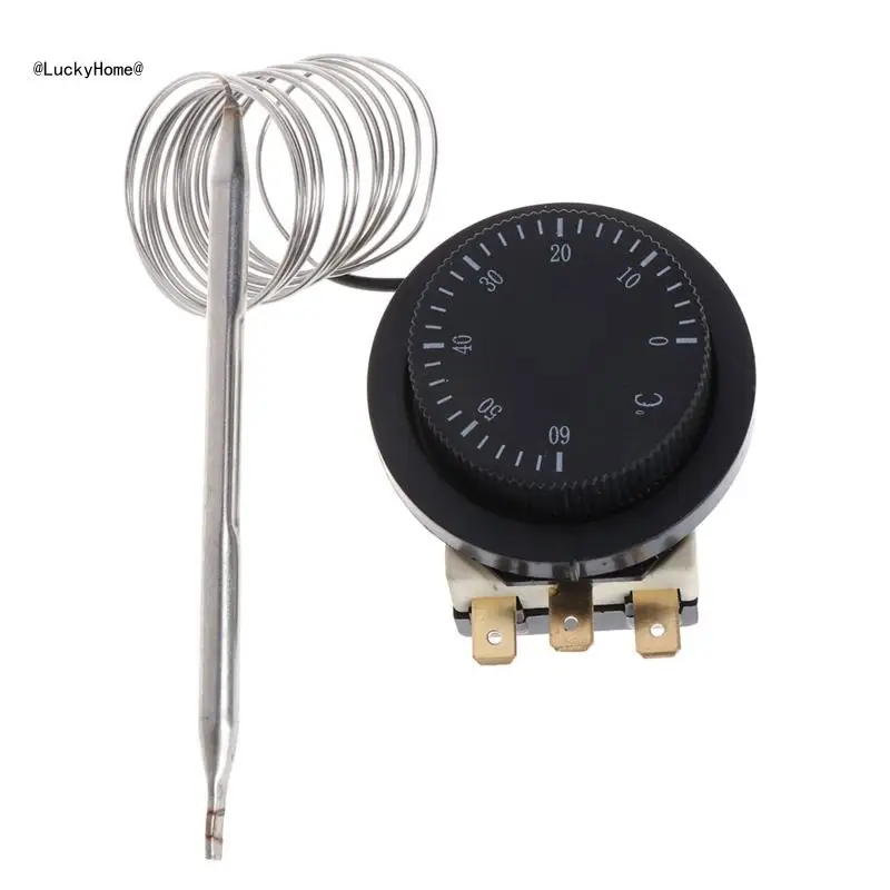 Temperature Control 0-60℃ Capillary Thermostat Controlled Durable 11UA