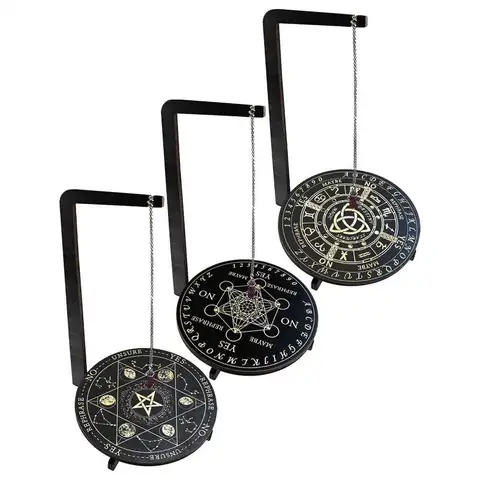 Wood Pendulum Display Stand Jewelry Crystal Display Shelf Stand Dowsing Planchette Board For Bedroom Living Room Yoga Meditation