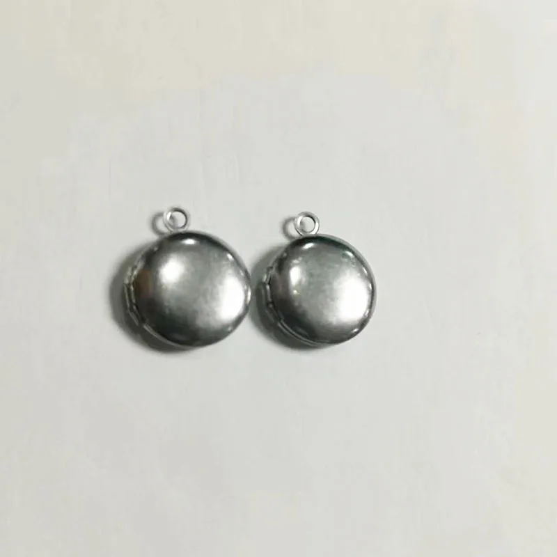 Wholesale 20pc DIY 12/20/25/32mm Round Photo Frame Stainless Steel Charm Locket Pendant Men Women Making Family Memories Jewelry