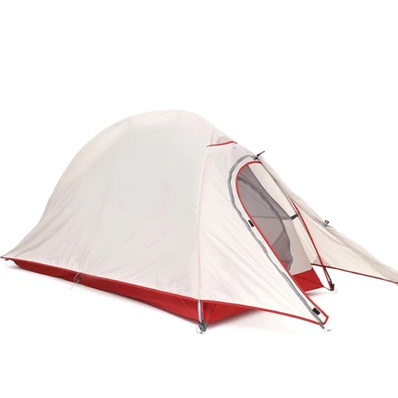 

Outdoor tent nylon coated silicon double aluminum pole rainstorm protection field camping hiking