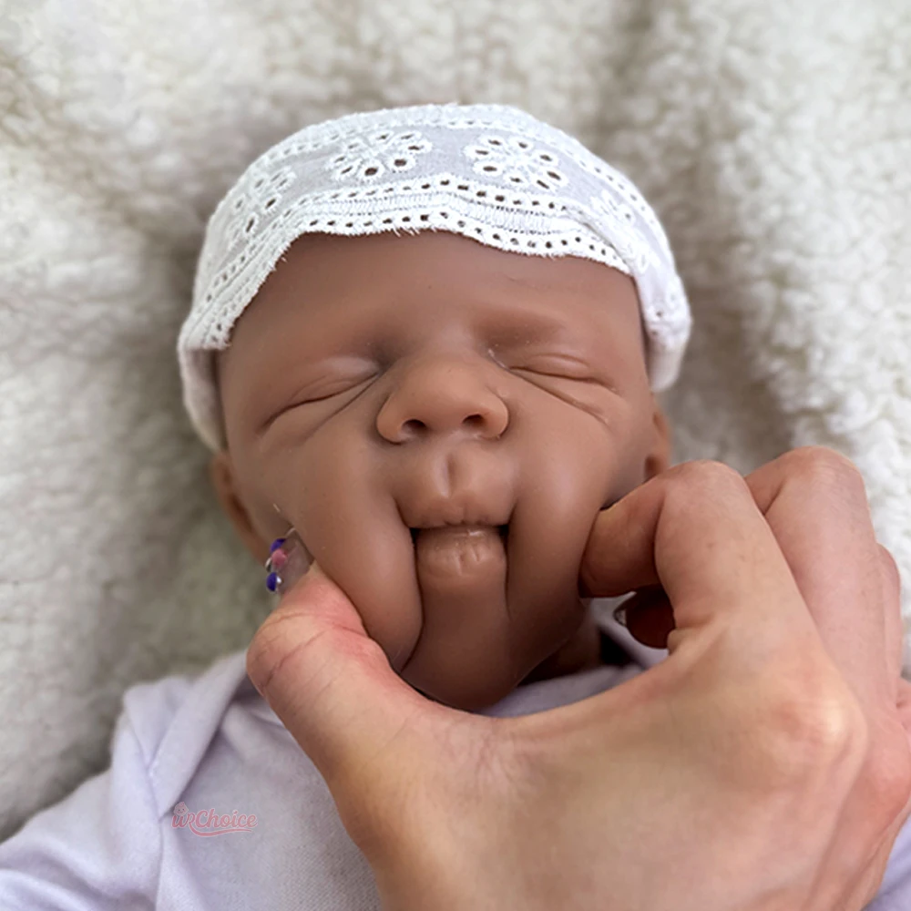 47 سم إغلاق العيون باسكال الصلبة السيليكون تولد من جديد طفل فتاة / صبي قابل للغسيل لمسة ناعمة مصنوعة يدويا دمية بيبي لجميع الفنان