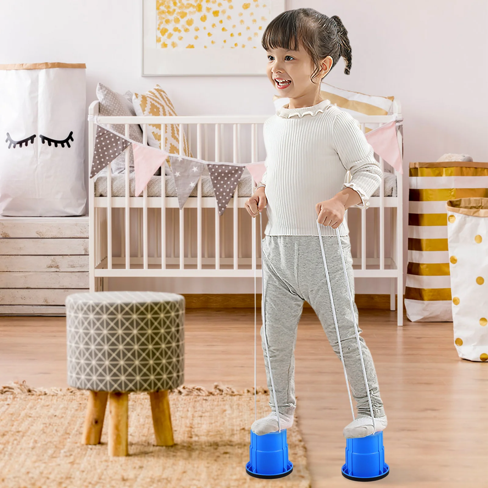 3 Pairs Stilts for Children Children’s Toys Children's Bucket Childrens Stepping Stone Plastic Kids Pot