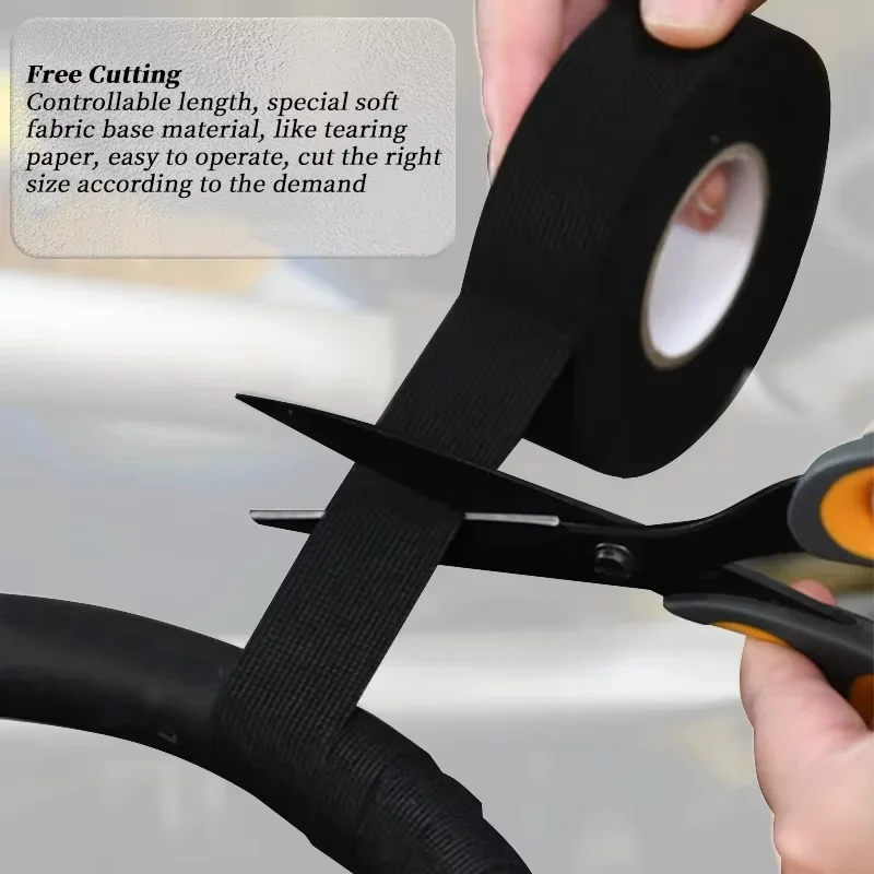 Electrical Insulating Tape Heat Resistant Harness Tape 19/30/38//50MM Car Cable Harness Wiring Loom Protection Waterproof Tape