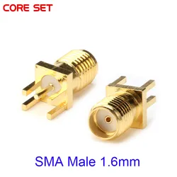 10Pcs/2pcsSMA Male 1.6mm Spacing PCB End Launch Plug 50 Ohm RF Connector