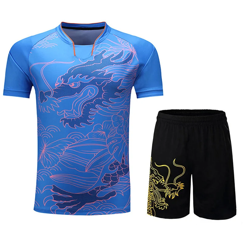 

Mens Women Table Tennis Clothing Badminton Shirt Table Tennis Shirt Short Sleeve Sport Badminton Clothes Ping Pong Uniforms Suit
