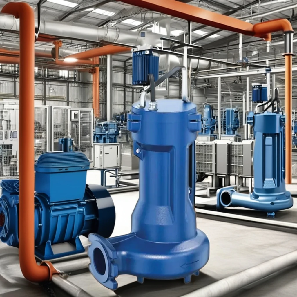 مضخة مياه الصرف الصحي من الحديد الزهر Amarex CN 50-125 مضخة غاطسة مقترنة مباشرة