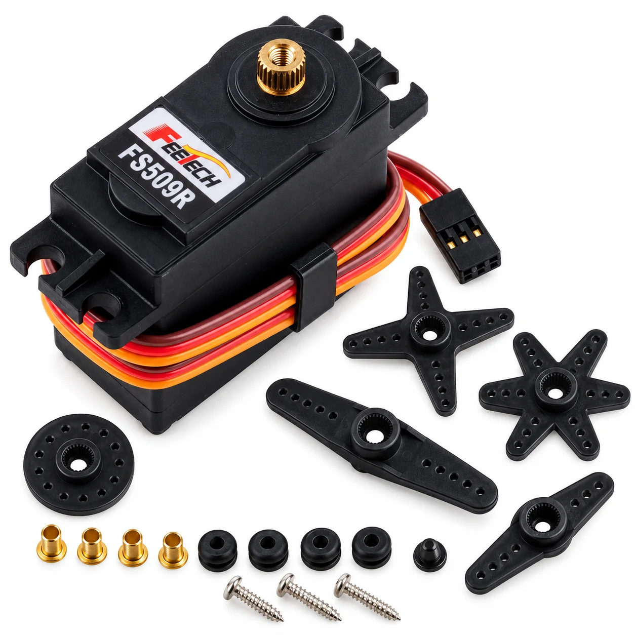 Feetech FT5309R Digital Servo 6V 9kg Continuous Rotation 360 Degree High Speed for RC Car Boat Robot 1/8 1/10 Crawler Truck