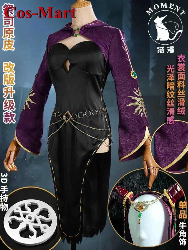 Cos-Mart Game Identity V Priestess Fiona Gilman Cosplay Costume Initial Dress Female Party Role Play Clothing Anime Fashion XXL