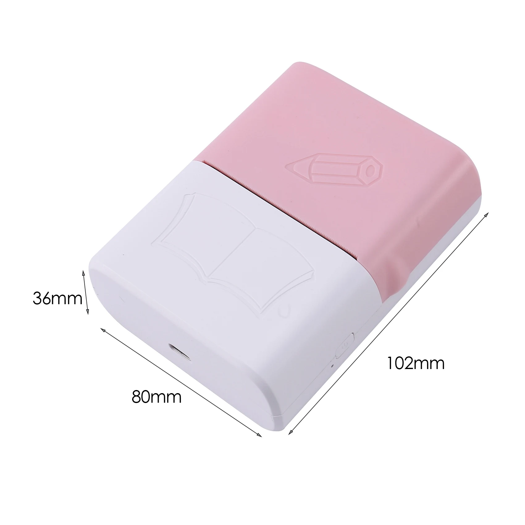 

Popular Thermal Printer, 300Dps Portable Bluetooth Pocket Printer, Suitable for Festival Gifts/Student Gifts,Pink