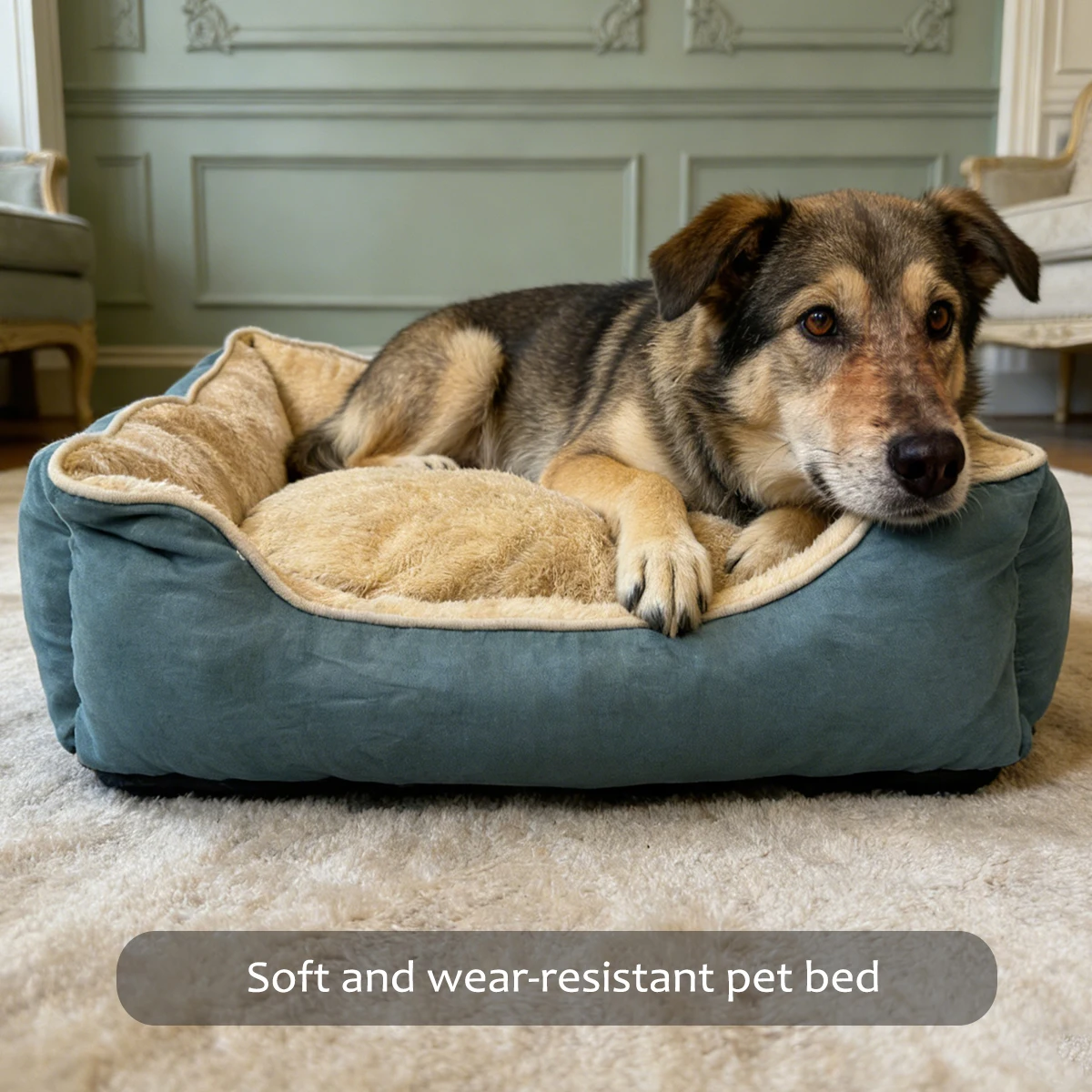 

Warm Pet Bed for Small, Medium, and Large Dogs and Cats, Indoor Soft Sleeping Mat, Dog Sofa, Square Dog and Cat Bed
