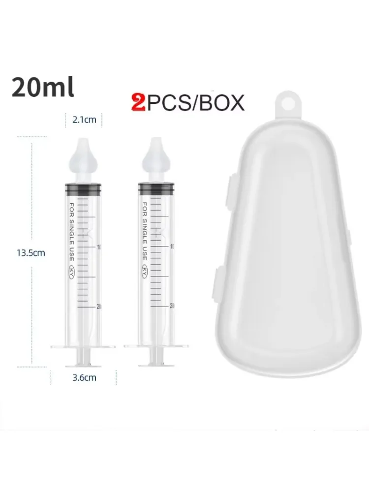 Baby Nasal Washer Seringa Nariz Cleaner, Rinite, Tubo de Agulha, Aspirador Cleaner, Lavagem para