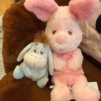 Winnie The Pooh Piglet Plush Pendant 12cm Cartoon Sleepy Pig Girl Kawaii Bag Doll Keychain Cute Girly Heart