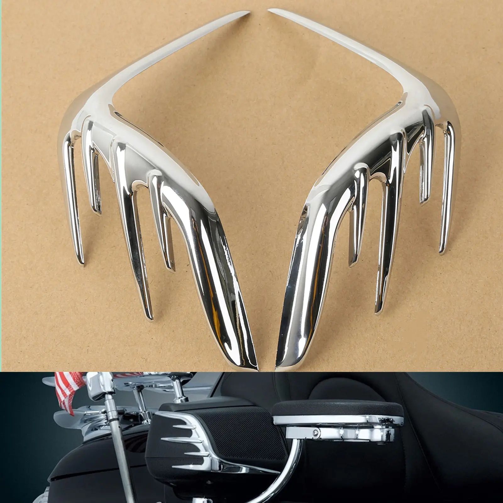 

Passenger Speaker Outer Decoration Trims For Honda Gold Wing GL1800 2006-2017 Motorcycle