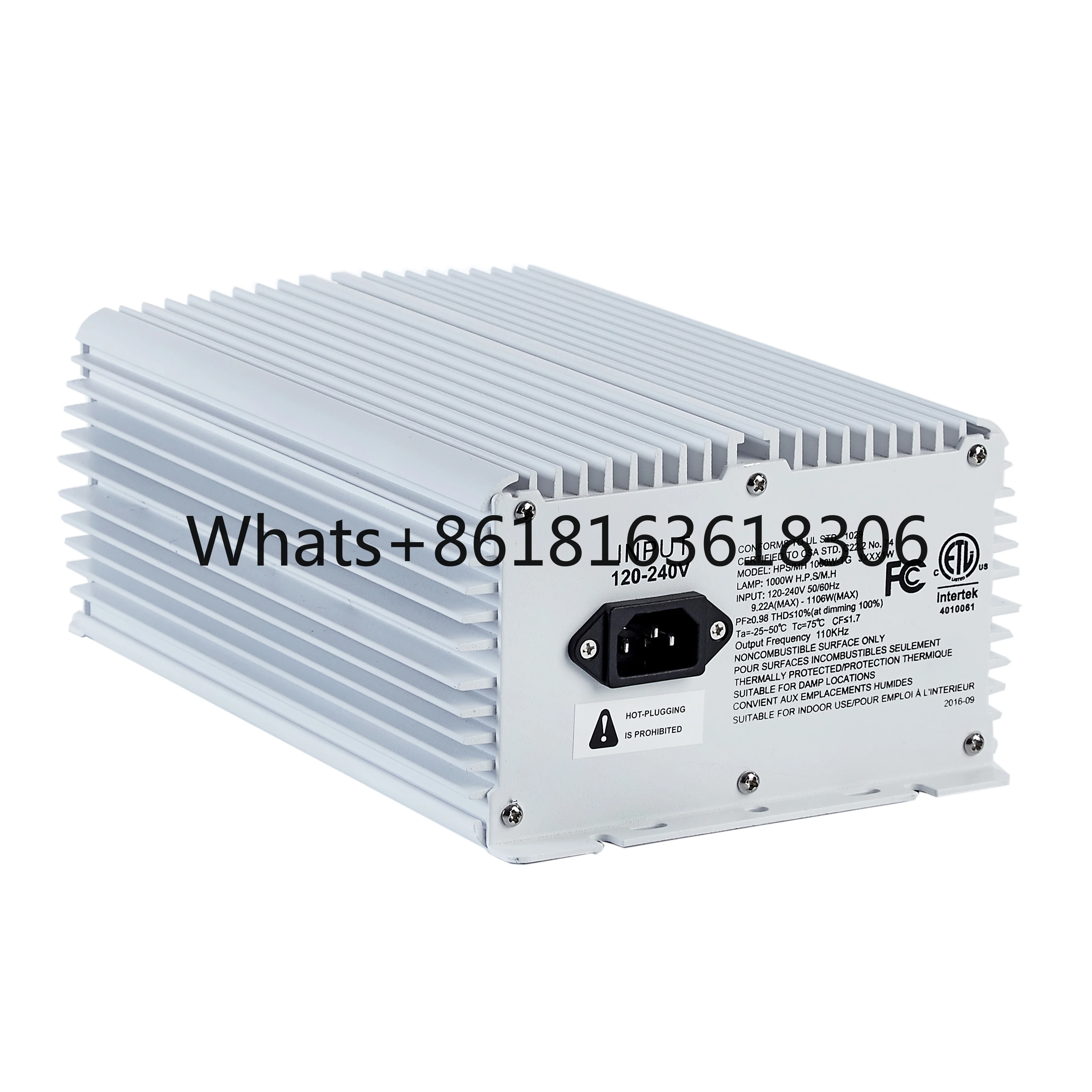 DE Digital Ballast 1000W LOW FREQUENCY CDM/CMH