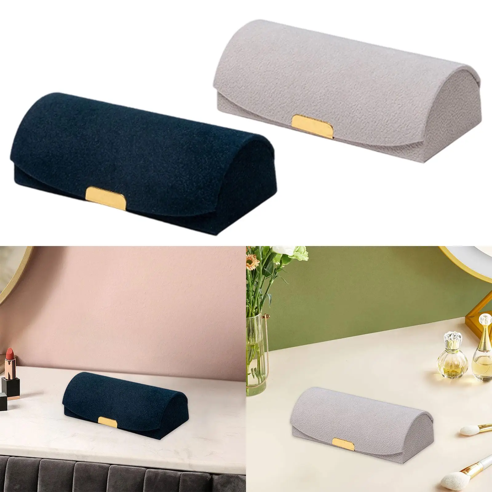 

Travel Jewelry Box Organizer Container, Jewelry Holder Case Storage Box for Rings, Earrings, Ear Studs, Bracelets