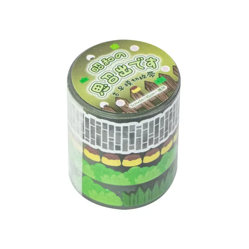 cute cartoon Scrapbook decorations Sticker Retro Anime Animal Journaling Sticker Creative Design Sweet Washi Tape Sticker