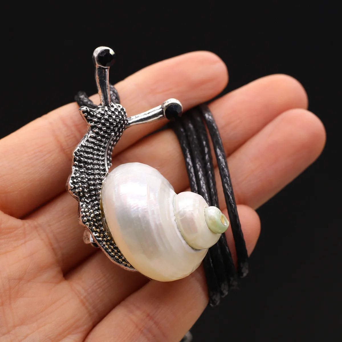 Natural Shell Retro Snail Shape Necklace Pendant  Exquisite Charms for Jewelry Making Diy Fine Fashion Necklace Accessories - Image 6