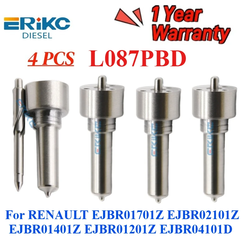 

Diesel Injector Nozzle L087PBD Fuel Spray Nozzle Set L087PBC for RENAULT EJBR01701Z EJBR02101Z EJBR01401Z EJBR01201Z EJBR04101D