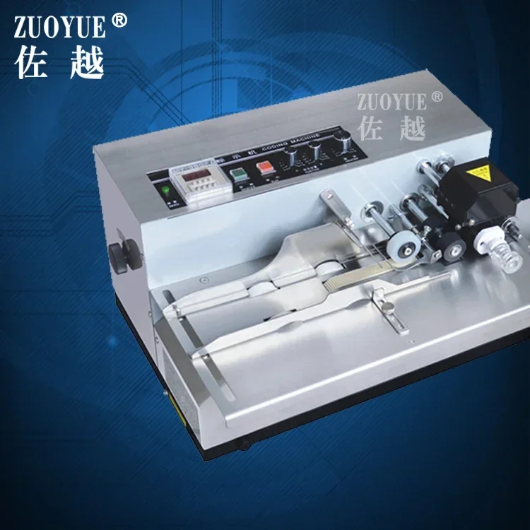 MY-380F الفولاذ المقاوم للصدأ التلقائي ترقيم الصفحات عجلة الحبر الصلبة ورقة بطاقة تسمية تاريخ الإنتاج آلة طباعة رقم الدفعة