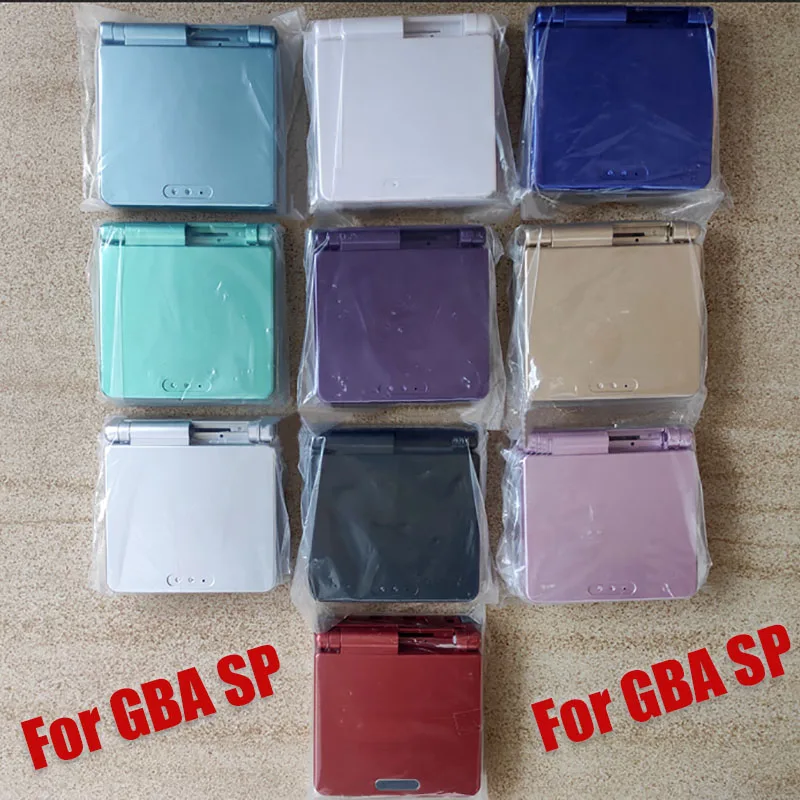 YUXI 1 مجموعة ل GBA SP الإسكان غطاء القضية لنينتندو Gameboy Advance SP شل استبدال شل