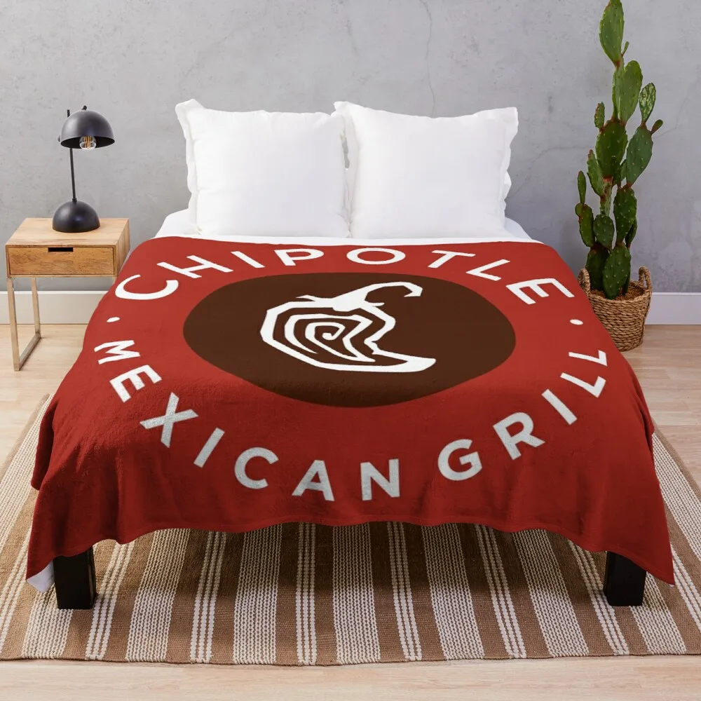 

Chipotle Throw Blanket cute blanket plaid Camping blanket comforter blanket double blanket for summer