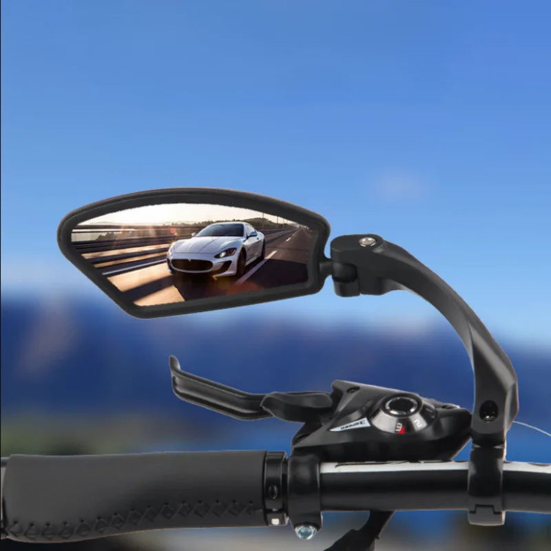 Bike Rear View Mirror Bike Cycling Clear Wide Range Back Sight Rearview Reflector Adjustable Handlebar Left Right Mirrors