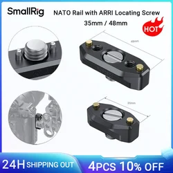 SmallRig Quick Release NATO Rail with ARRI Locating Screw 35 / 48mm For ARRI Accessory Mounts BUN2521B / BUN2501B