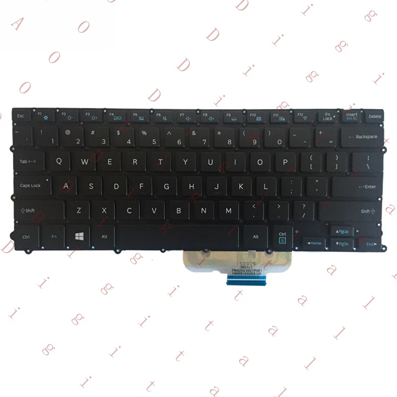 LL NEW FOR Samsung NP900X3L NP901X3L Keyboard US Backlit black No Frame