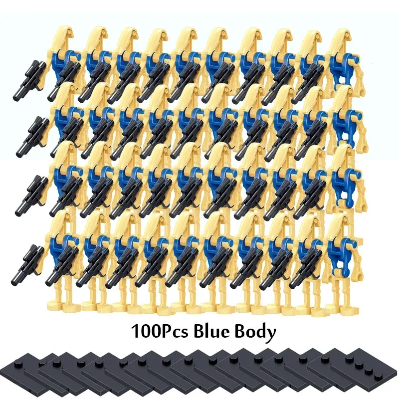 

Оптовая продажа, Звездные войны, 100 шт./лот, боевые дроиды, солдат K2-SO, фигурки, строительные блоки, кирпичи, набор моделей, наборы кирпичей, сделай сам, детские игрушки