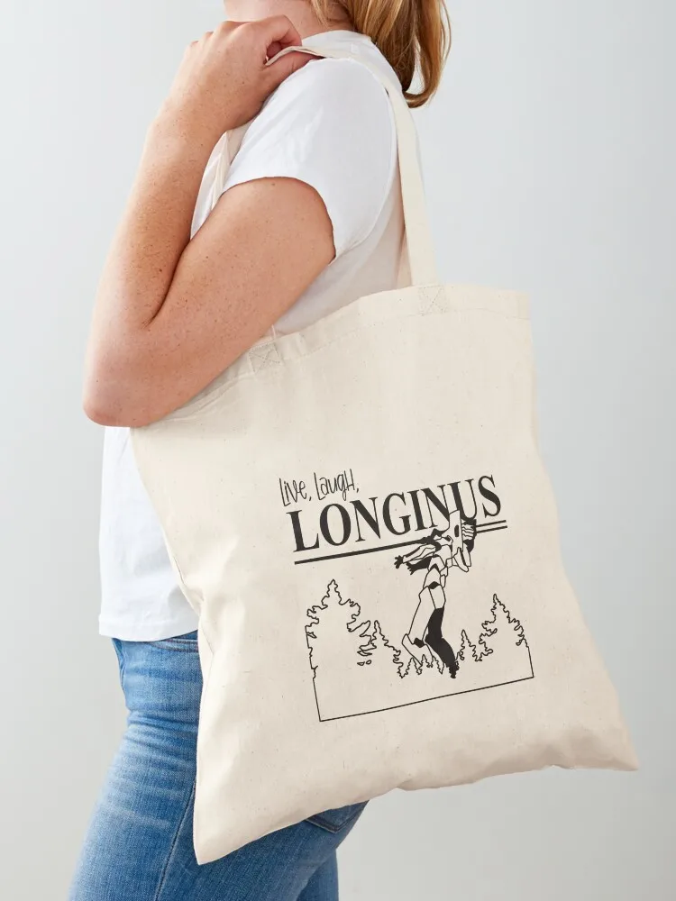 Live Laugh Longinus (BLACK) Tote Bag cloth bag woman tote bag men hand bags