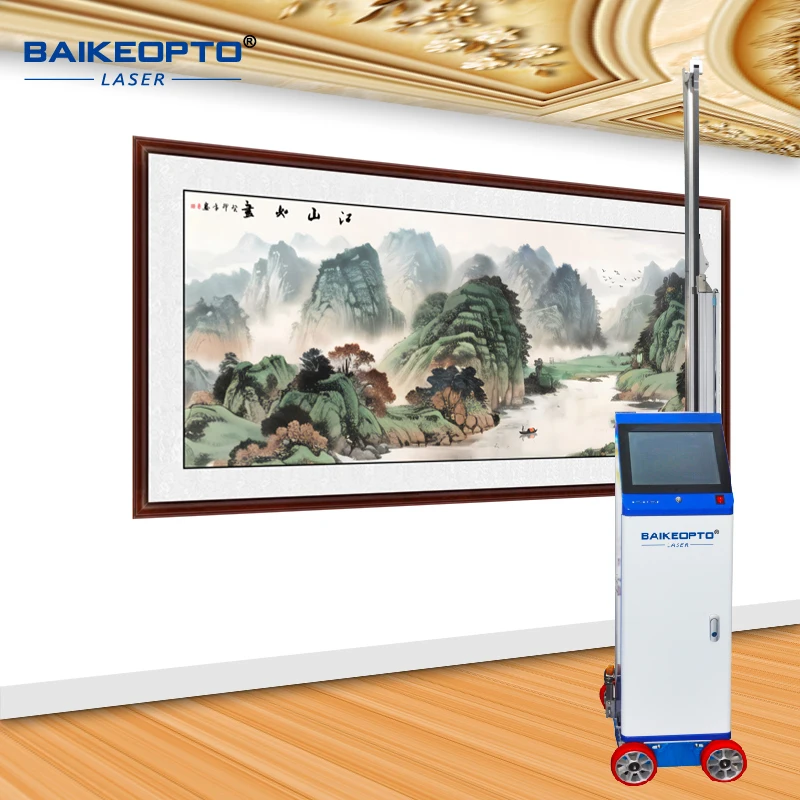 BK-UV64 Top-selling New Wall Printer UV Ink Double H16 Print Head Painting  9600dpi Resolution