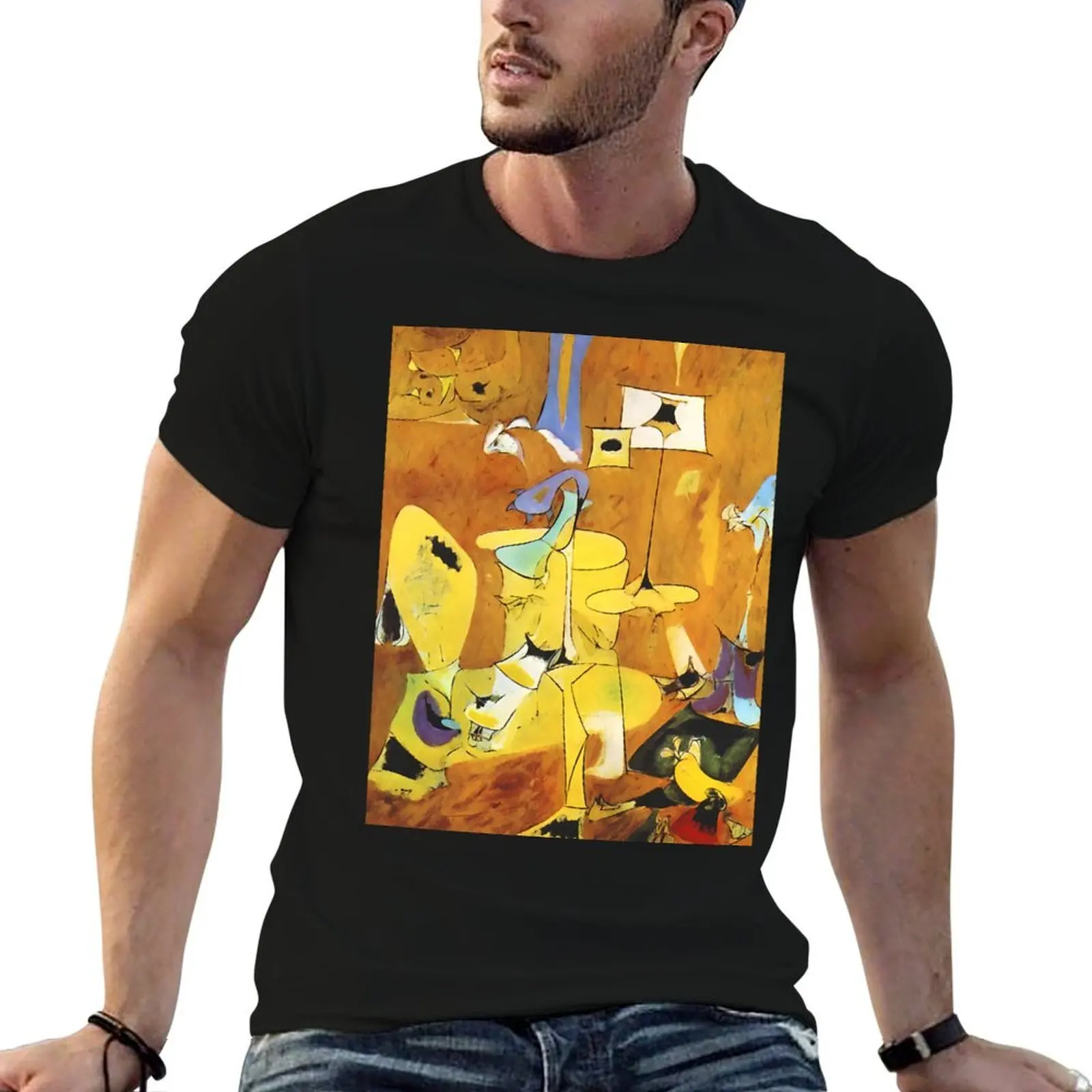 

The betrothal II by Arshile Gorky T-Shirt man t shirts graphic t shirts for man graphic vintage T-Shirt