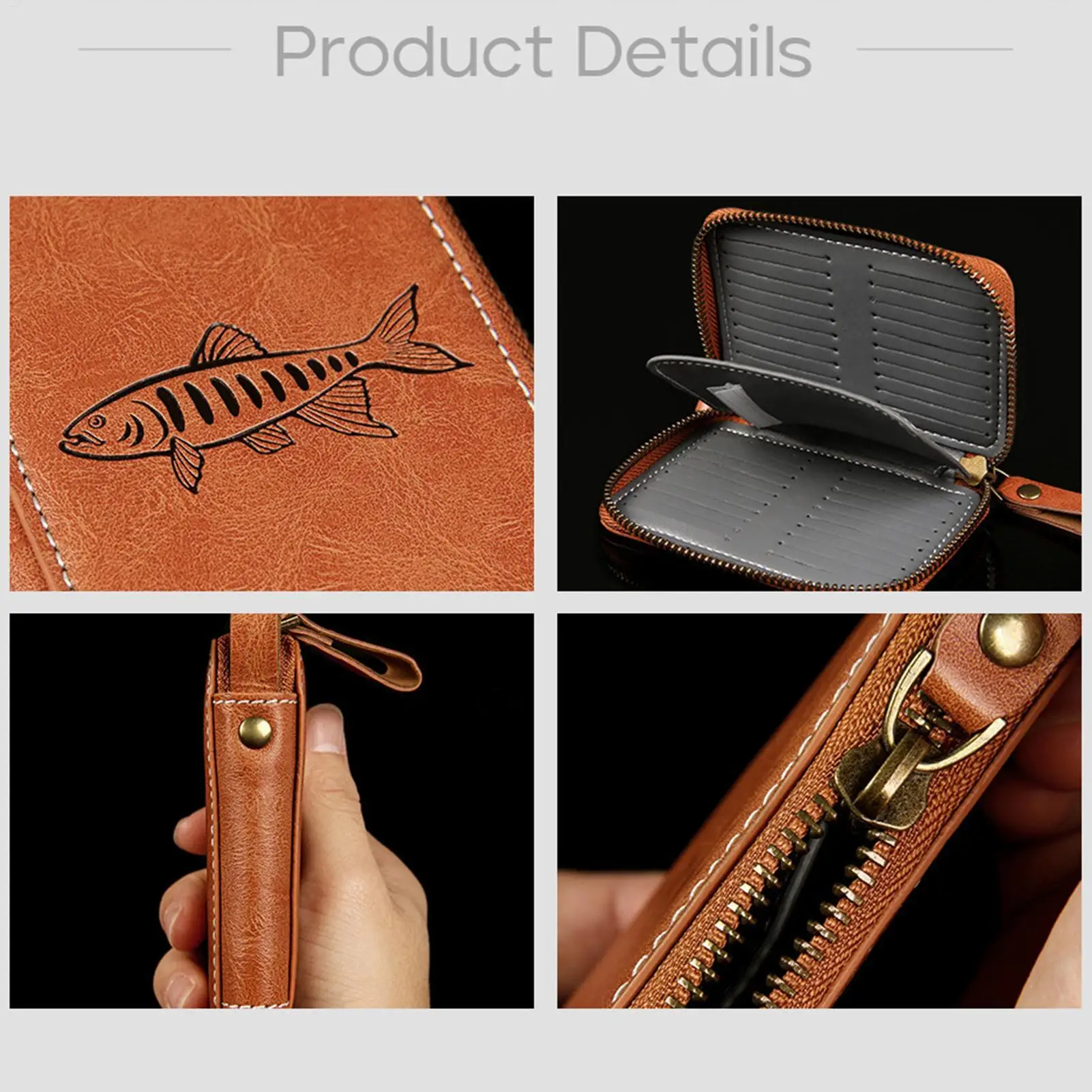 

Сумка для рыболовных приманок, кошелек для ложки, приманка для форели, искусственная приманка для рукоятки, рыболовные снасти Pesca, маленький кошелек для приманки из искусственной кожи ﻿