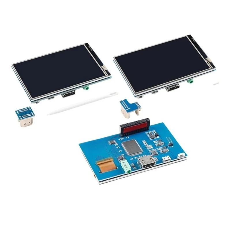 FOR Raspberry Pi 3rd 4th 2 3 B/B+/3B+/4B4 Inch HD HDMI USB LCD Touch Screen 4