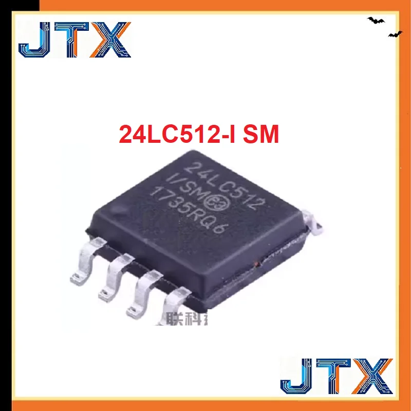 10PCS/LOT SOP-8 24LC512 24LC256 24LC128-I/SM 24LC512 24LC256 24LC128 24LC64-I/SN