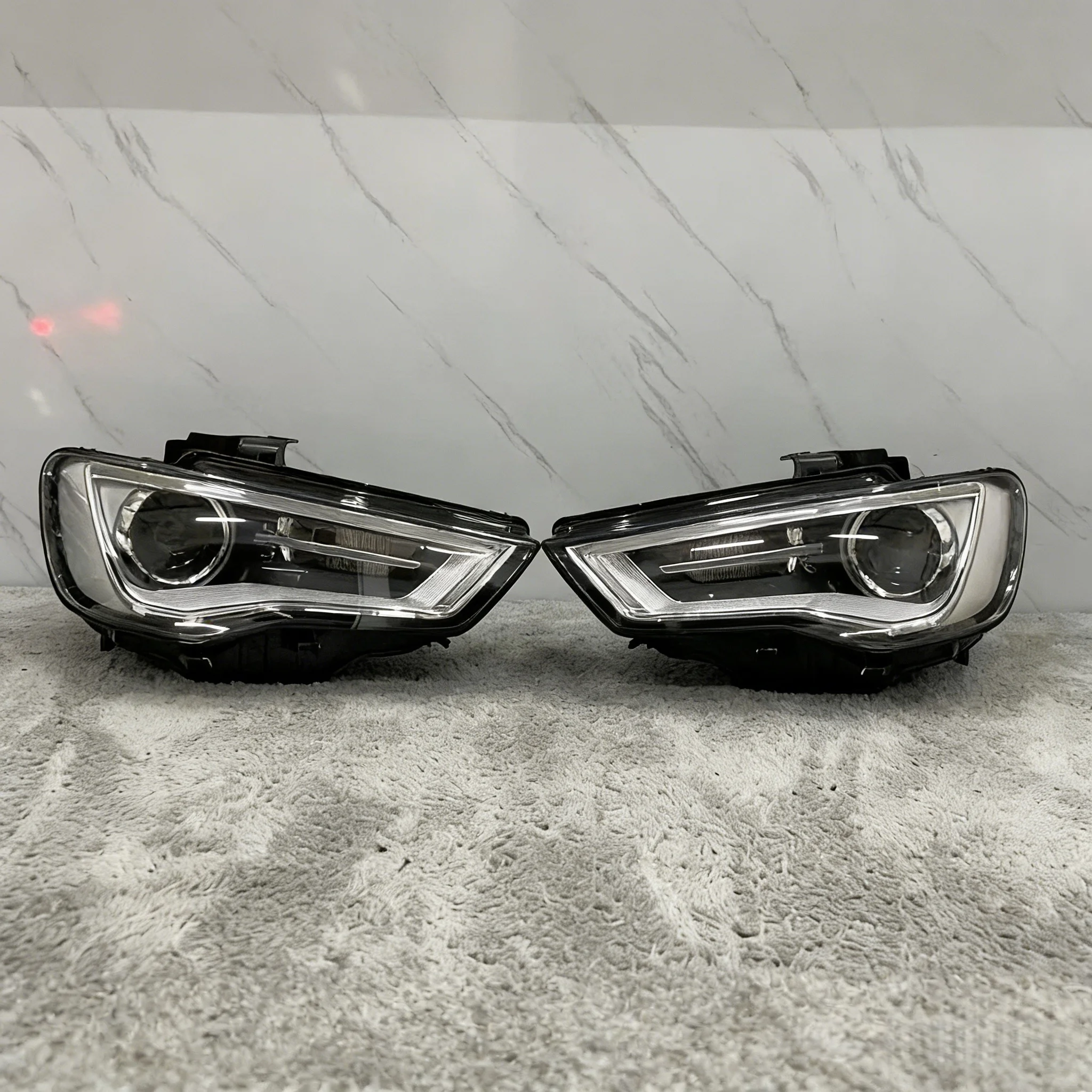 For Audi A3 2014-2016 Model Year, Original Factory Xenon Steering Daytime Running Headlight Assembly, Auto Parts