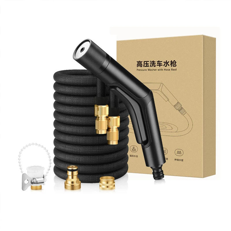 Portable High Pressure Water Gun For Cleaning Car Wash Machine Garden Watering Hose Nozzle Sprinkler Foam Water Gun Sprayer