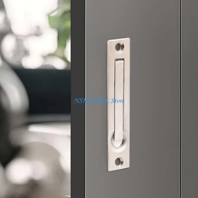 L8RC Sliding Door Handle Ovals Pulls Closet Door Finger Proper Size Easyly Install Exquisites for Interior Cabinets Door