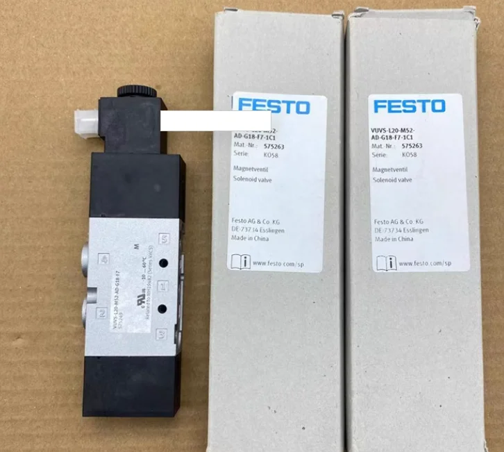 New Original FESTO solenoid valve VUVS-L20-M52-AD-G18-F7-1C1 575263