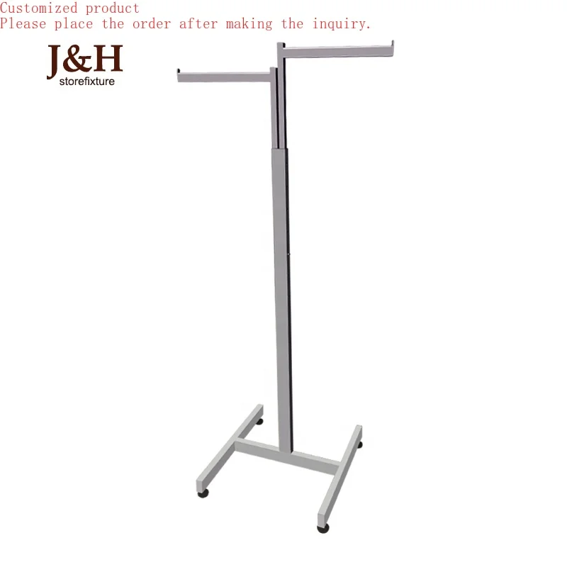 

Custom.Custom .Custom.Clothes Store 2 Way Metal Bag Rack Hanging Clothes Display Racks Stand Retail Clothing Rack