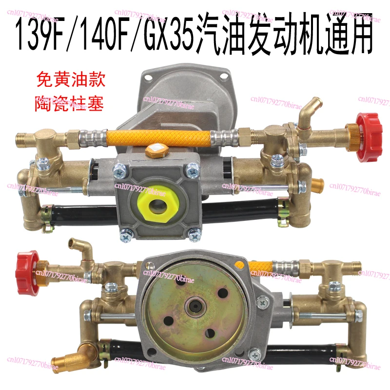 139F  Engine Pump Head GX35 Dispenser Water  Engine Accessories High Pressure Double Cylinder Plunger