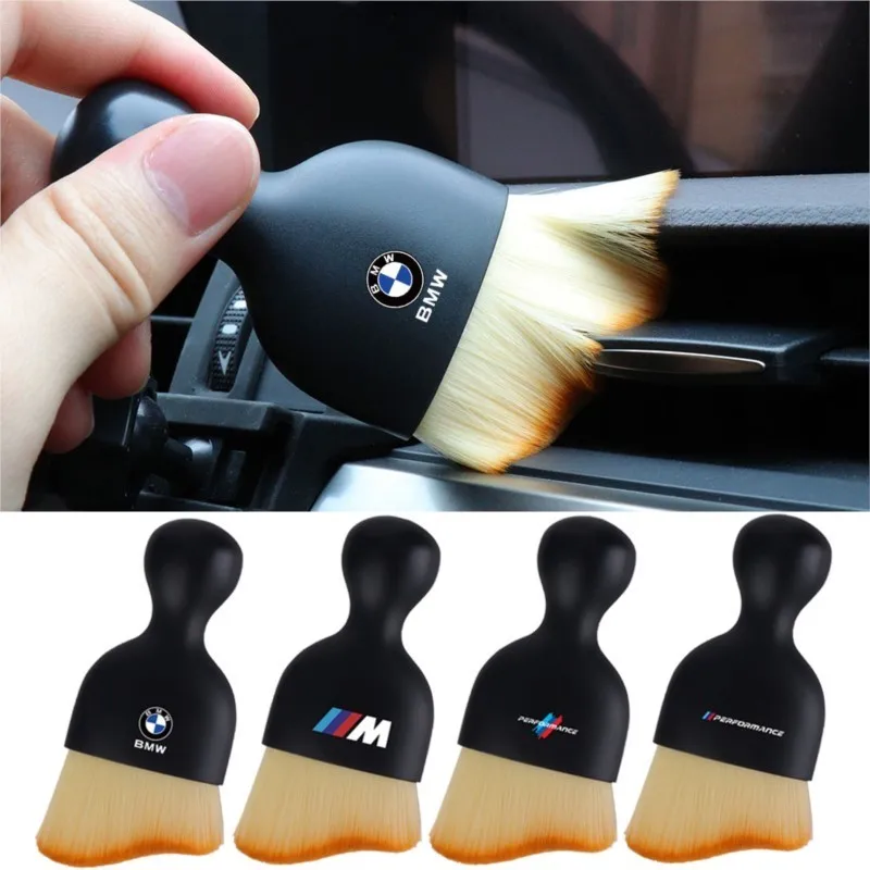 Car Detailing Soft Wool Brush Dashboard Gap Cleaning Dust Remove Tools For Bmw M Performance E46 E90 E60 F10 E39 E36 F20 E87 X5