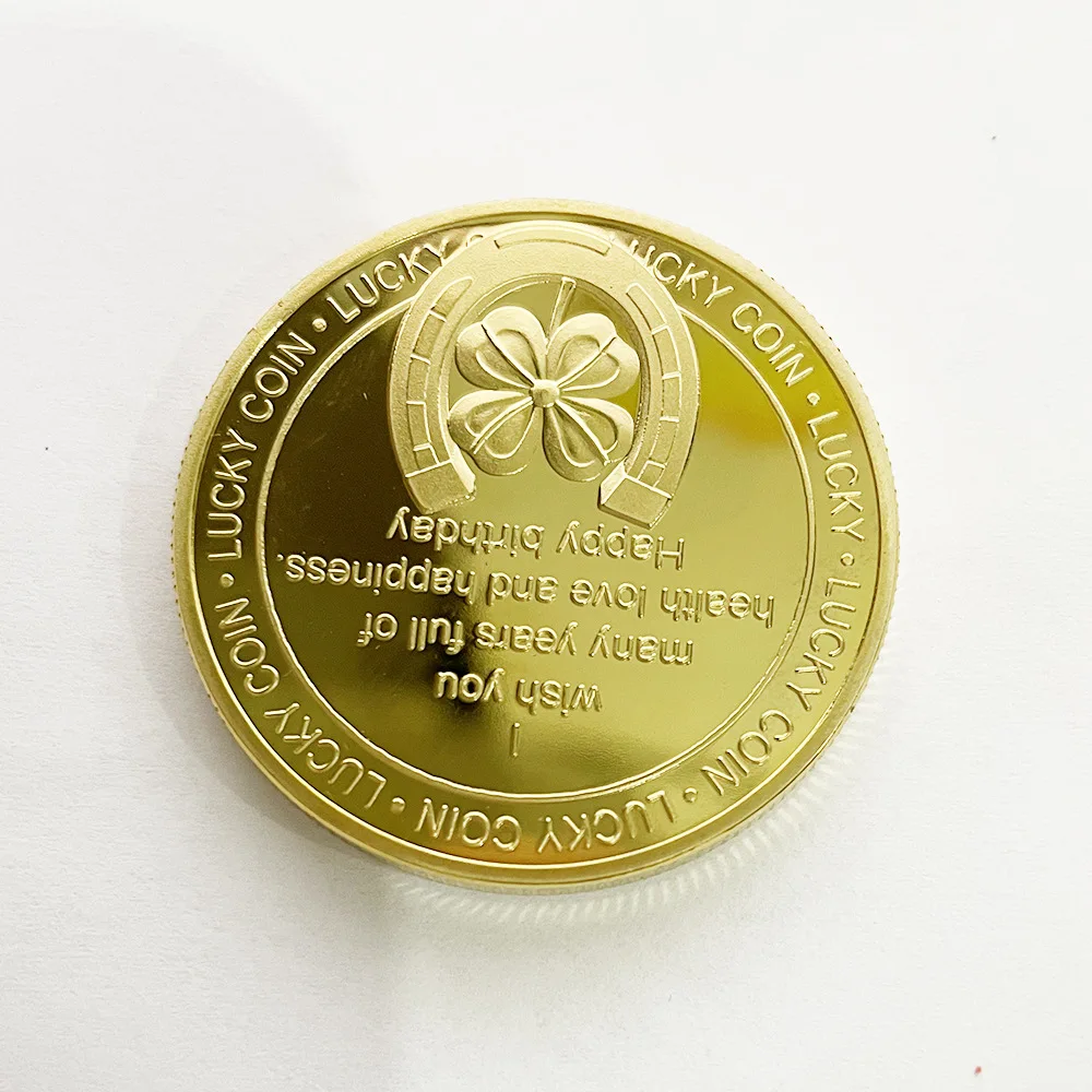 Commemorative Medal, Festival Celebration, Lucky Coin, Happy Birthday Commemoration