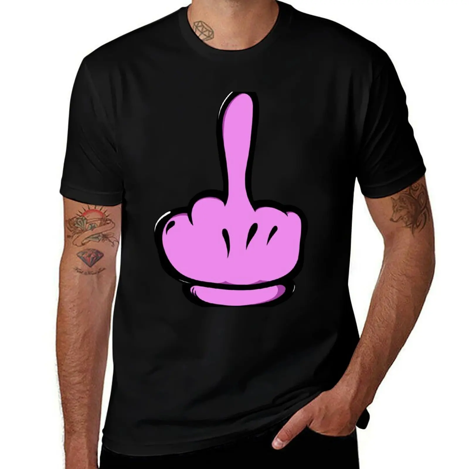 

The pink T-Shirt sports fans designer shirts plus size clothes Men's clothing